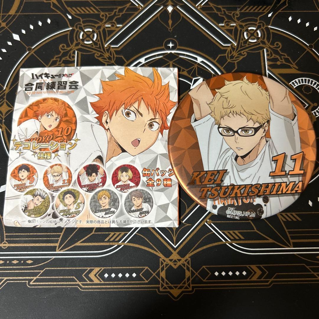 ハイキュー!! 合同練習会 缶バッジ 月島蛍 28個セット