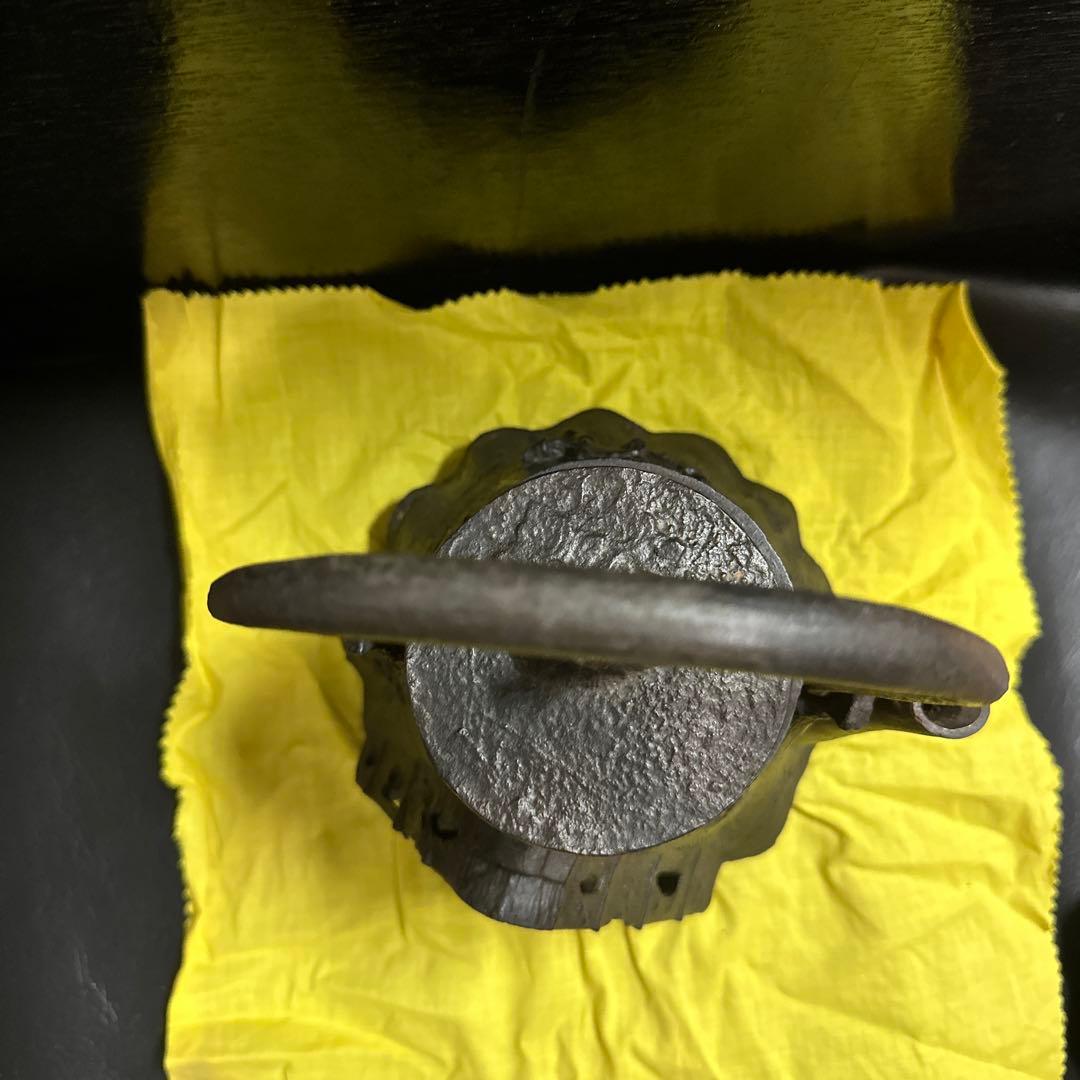 鉄瓶　鉄ピン　古美術　金属工芸