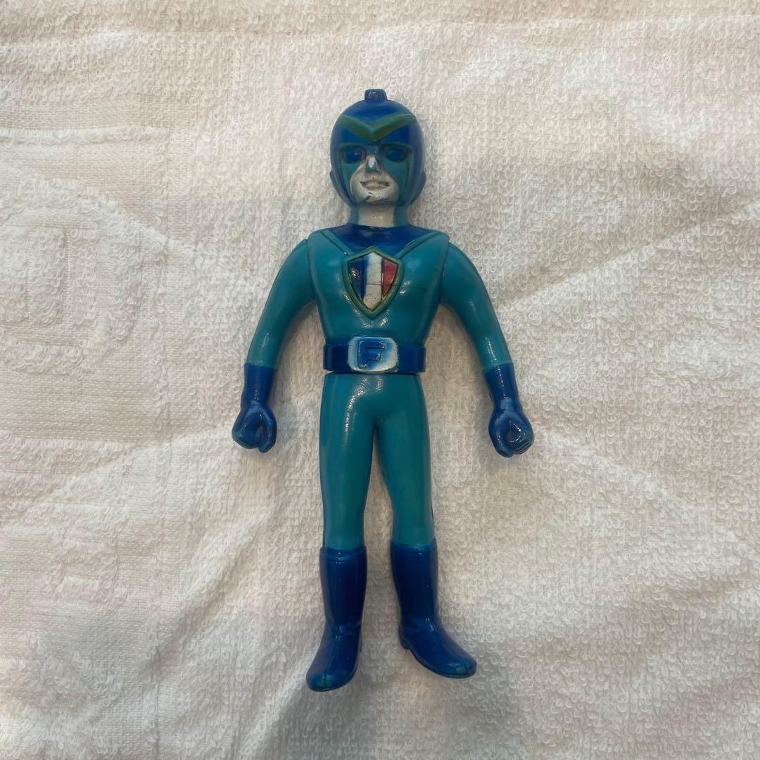 バトルフィーバーJ 5体 特撮 ヒーロー ソフビ 1979年 当時物 ポピー