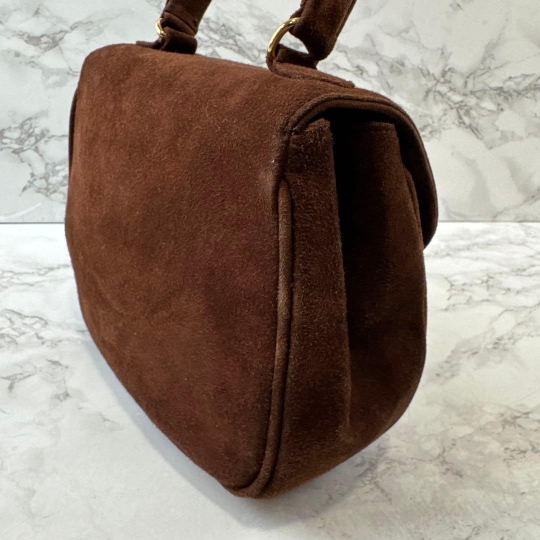 VALENTINO ヴァレンティノ イタリア製 本革 スエードレザーハンドバッグ