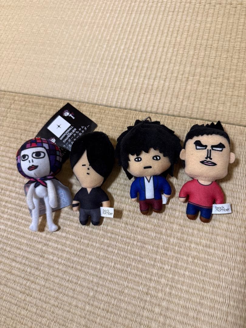 back number ツアーマスコット4体set 商品一覧ページ | back number online store | tour