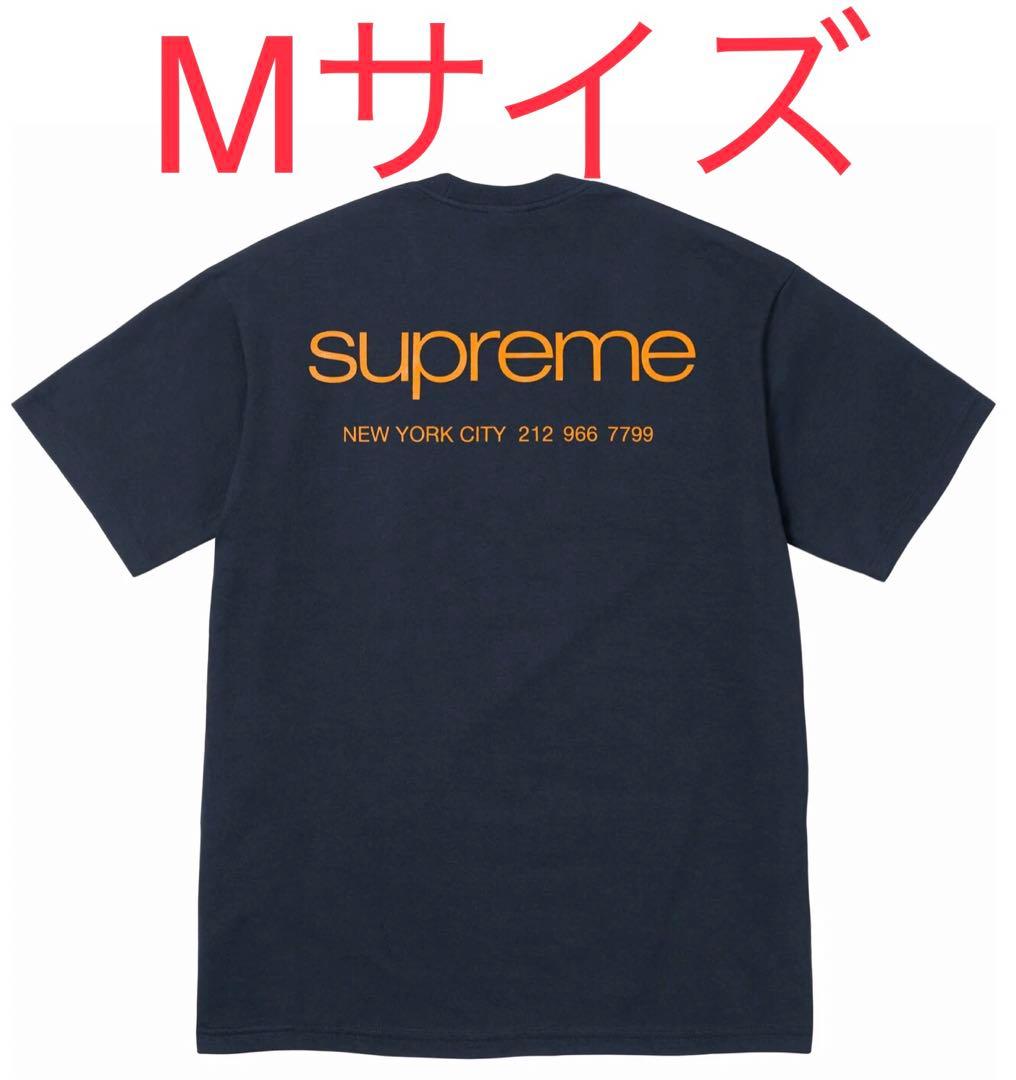 Supreme NYC Tee NAVY Mサイズ L108746943 - トップスアウトレット