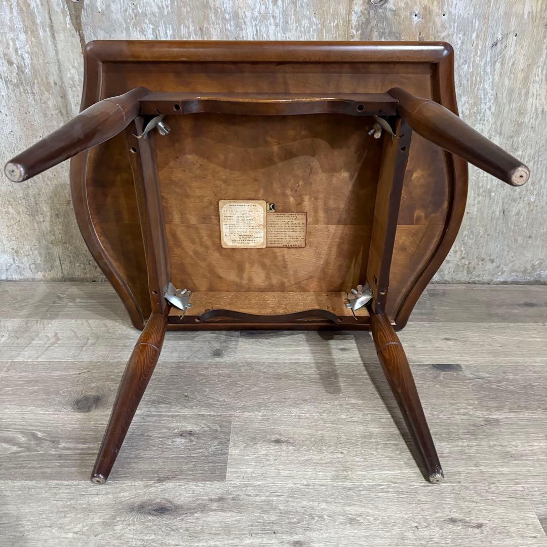 ヴィンテージ コーヒーテーブル 飛騨 キツツキマーク サイド テーブル