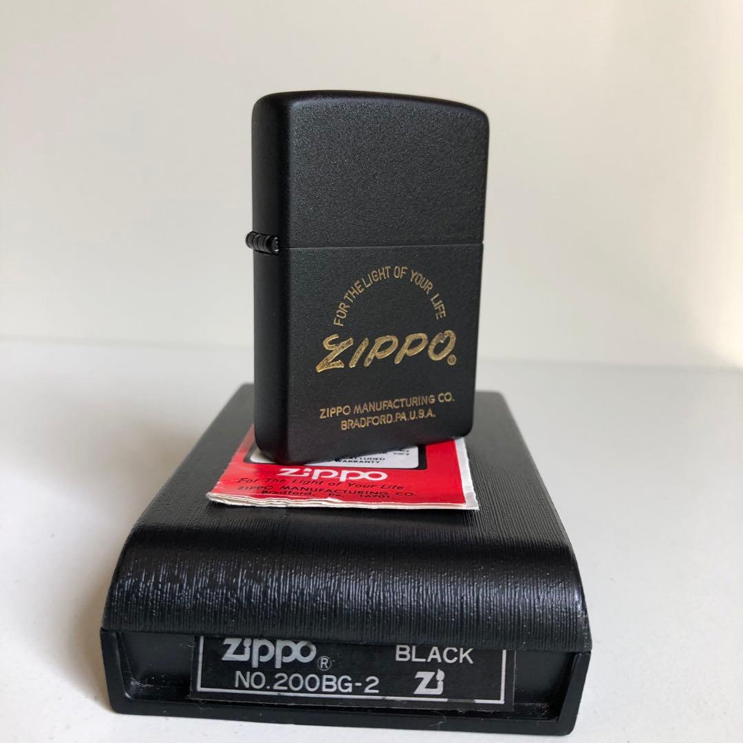レア1982年製未使用ZIPPO イタリックロゴデザインZIPPO