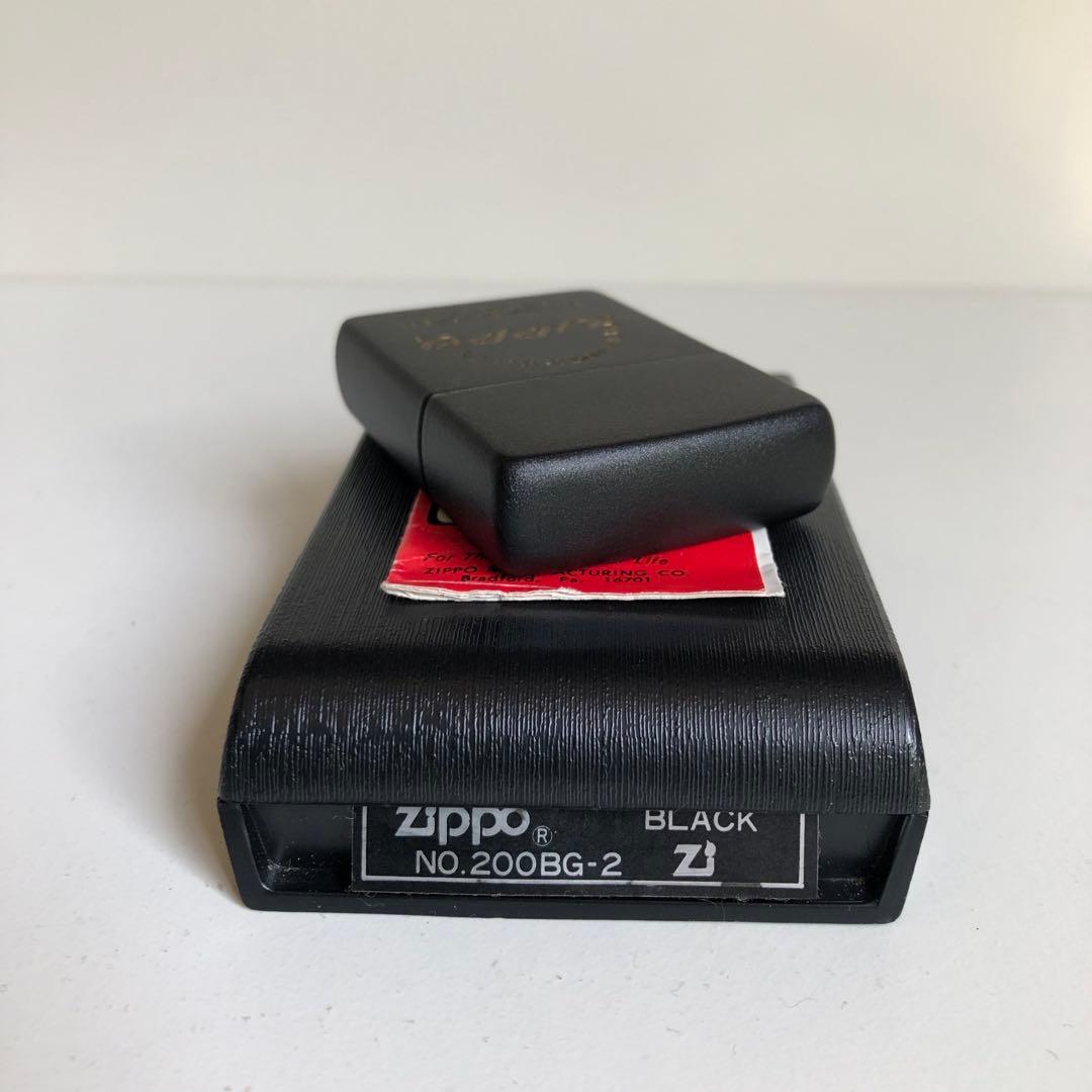 レア1982年製未使用ZIPPO イタリックロゴデザインZIPPO