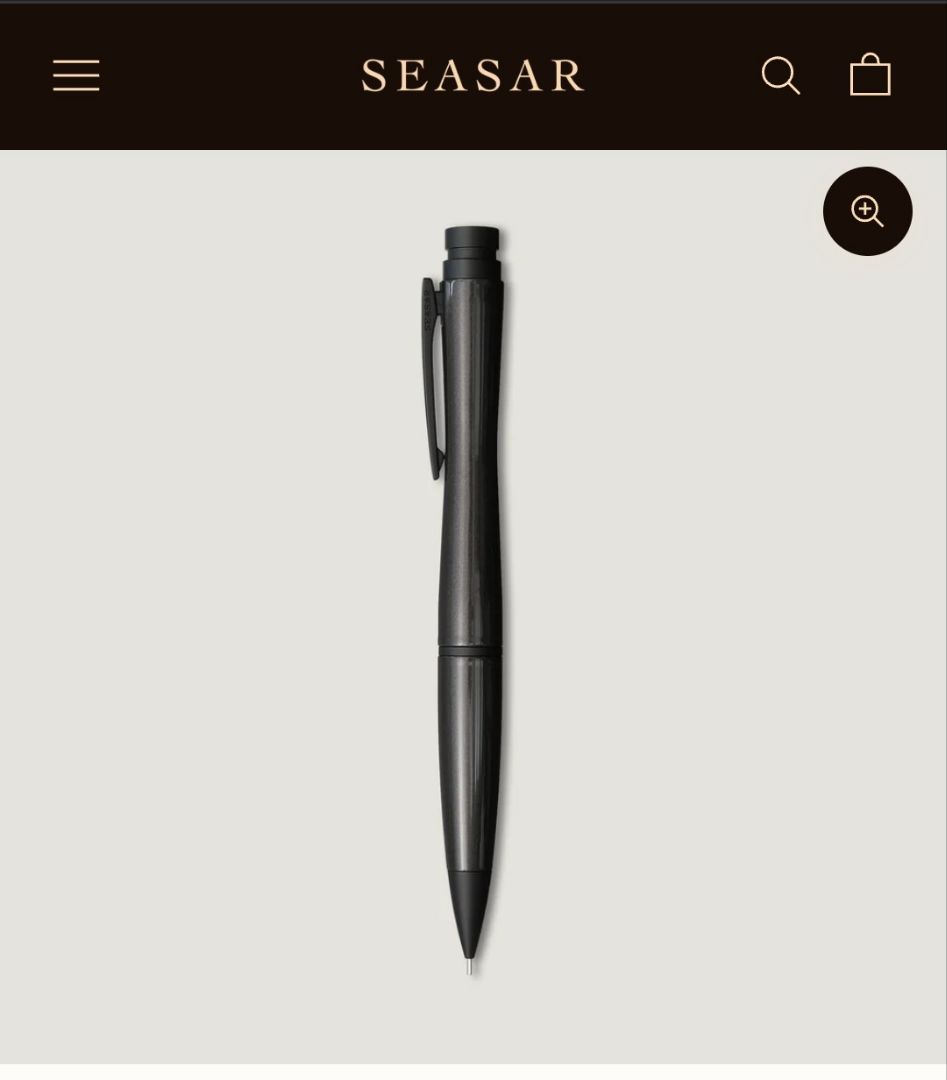 SEASAR Aero 剛性感MAXシャープペン ガンメタル シーサー エアロ