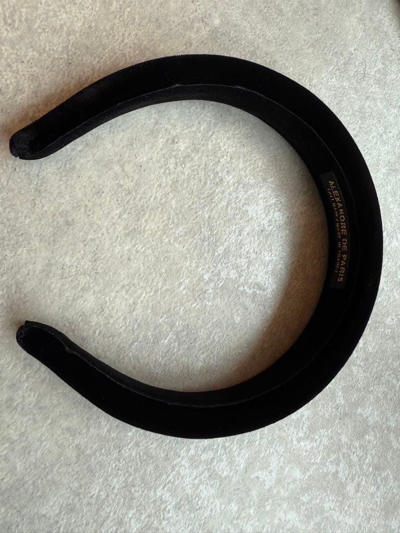 【Creed】ALEXANDRE DE PARIS カチューシャ ブラック