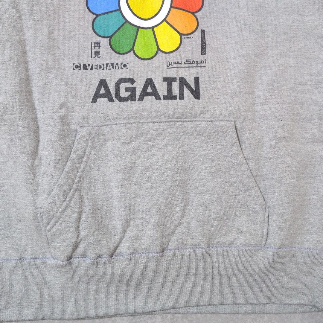 ✿ゆず✕村上隆✿AGAINパーカー グレー Mサイズ ☆新品未使用☆