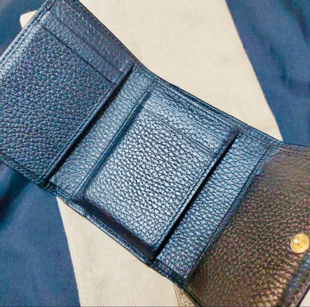 GUCCI 三つ折り財布 ブラック