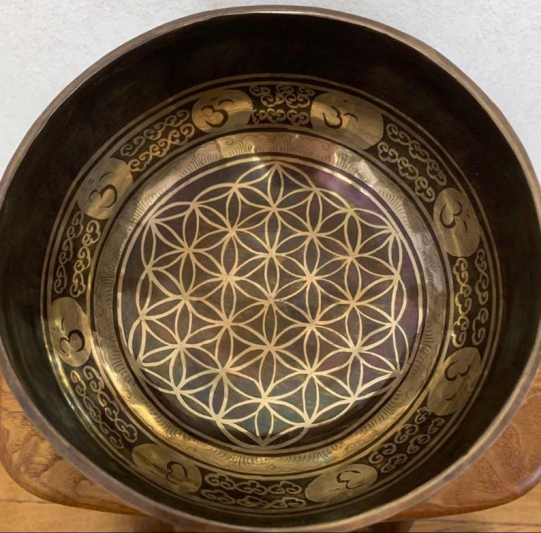 シンギングボウル18cm リング付き