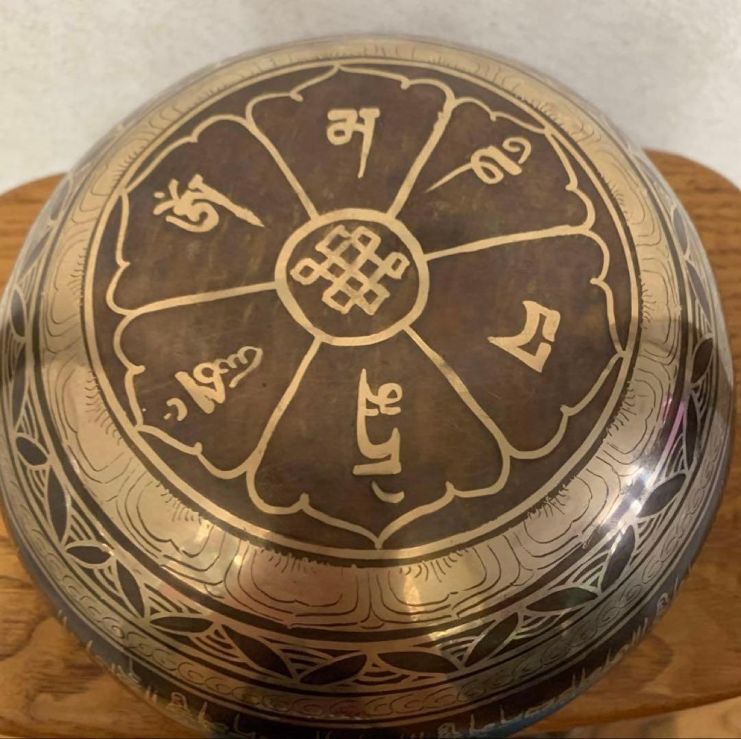 シンギングボウル18cm リング付き