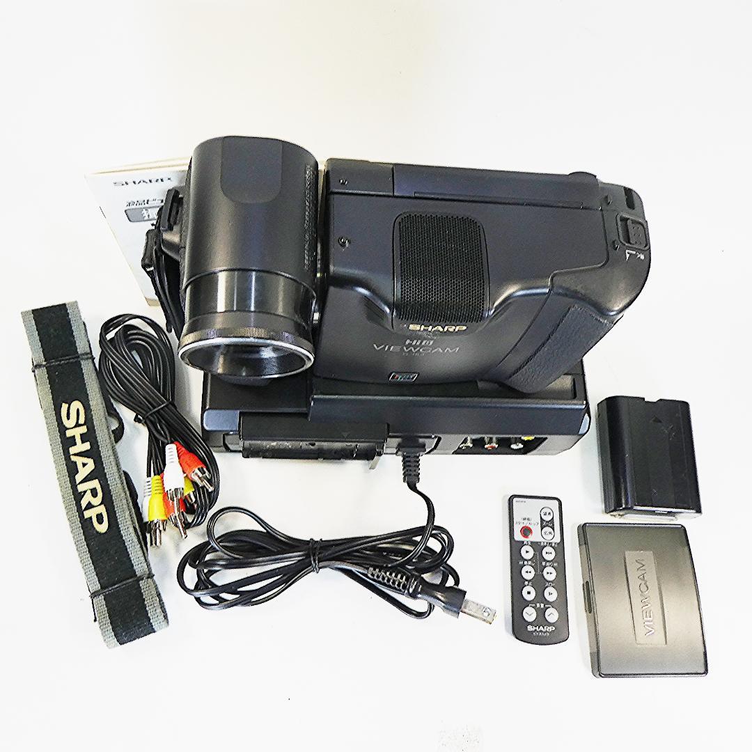 動作良好 Video.Hi8 シャープVL-HL3 8ミリビデオカメラDVD化に