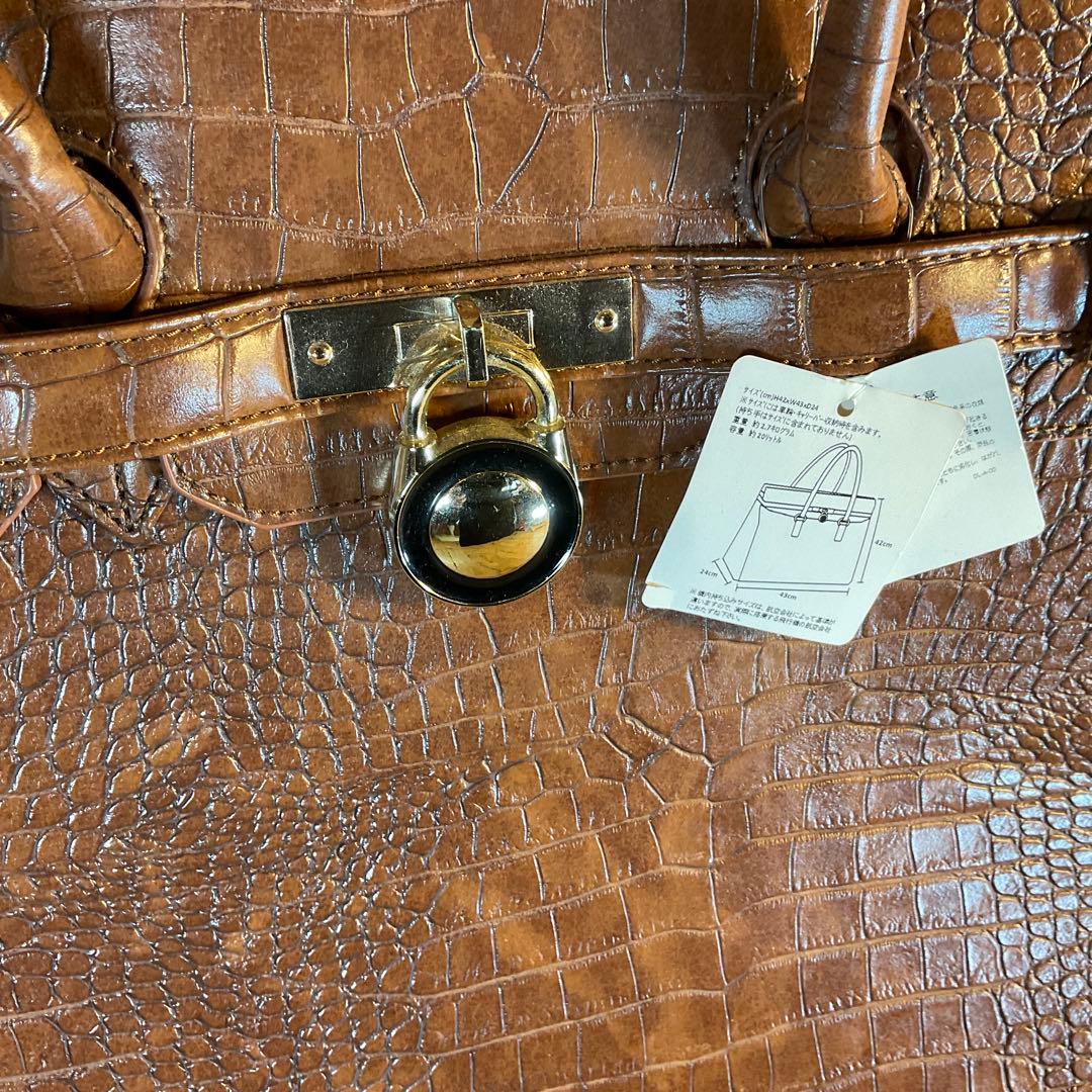 新品 未使用 COOCO クーコ キャリーカート キャリーバッグ クロコ 型