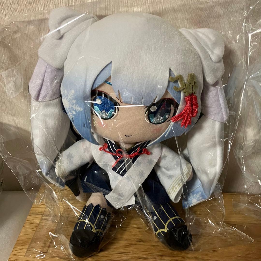 初音ミク 雪ミク GIFT製 ぬいぐるみ 2018〜2020 キャラクターグッズ