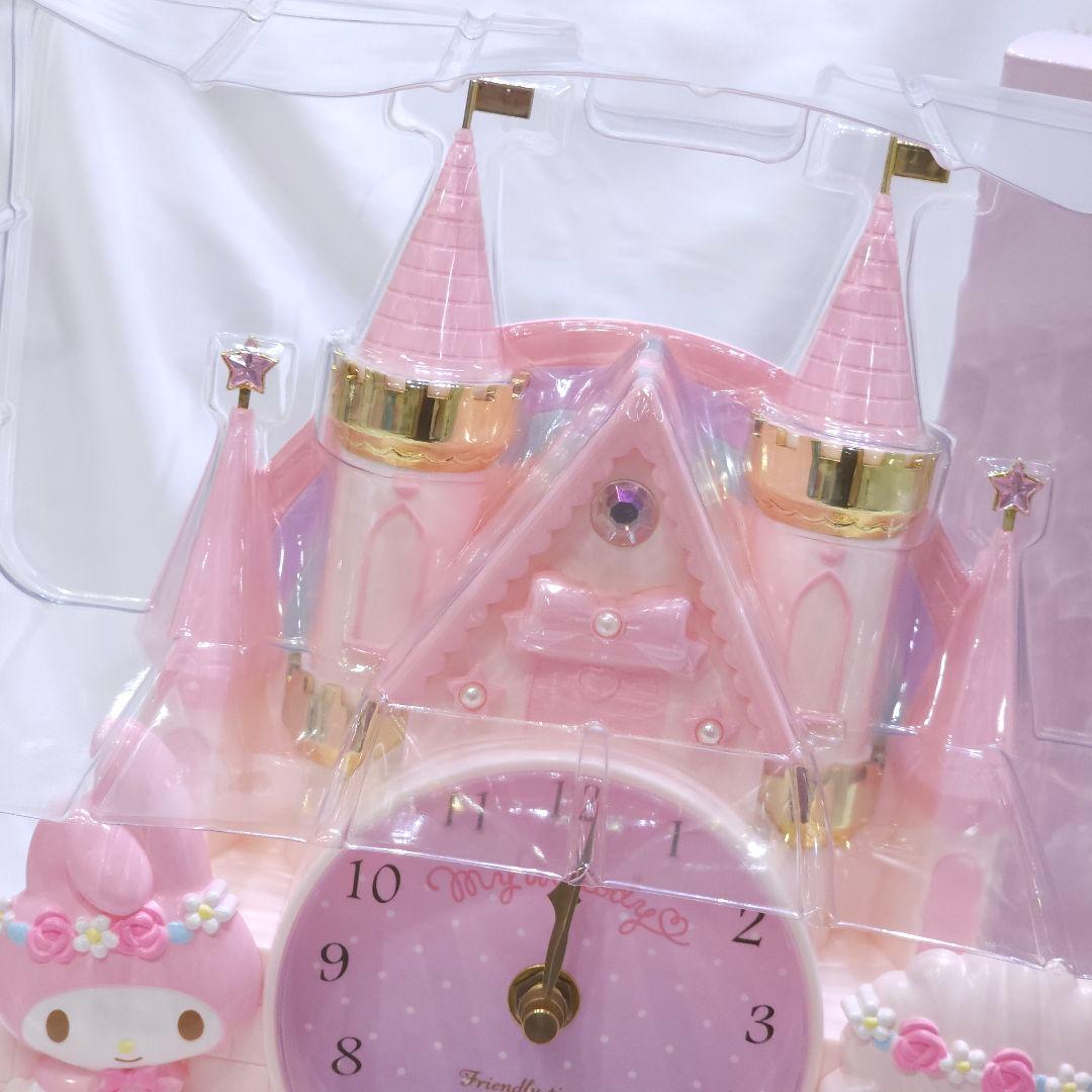 新品 マイメロディ チェスト付きクロック 時計 マイメロ お城 - メルカリ