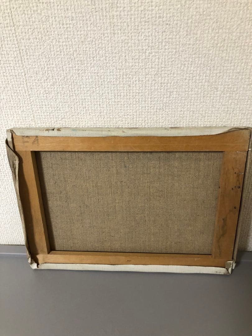 油絵（秋刀魚）さんま　Ｆ4