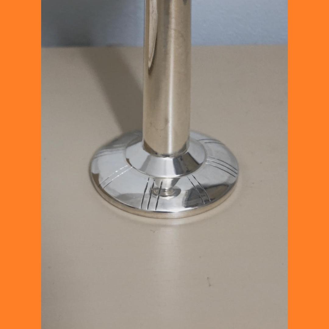 銀製 SILVER 鴨政雄 彫金 銀杯 シルバーワイングラス