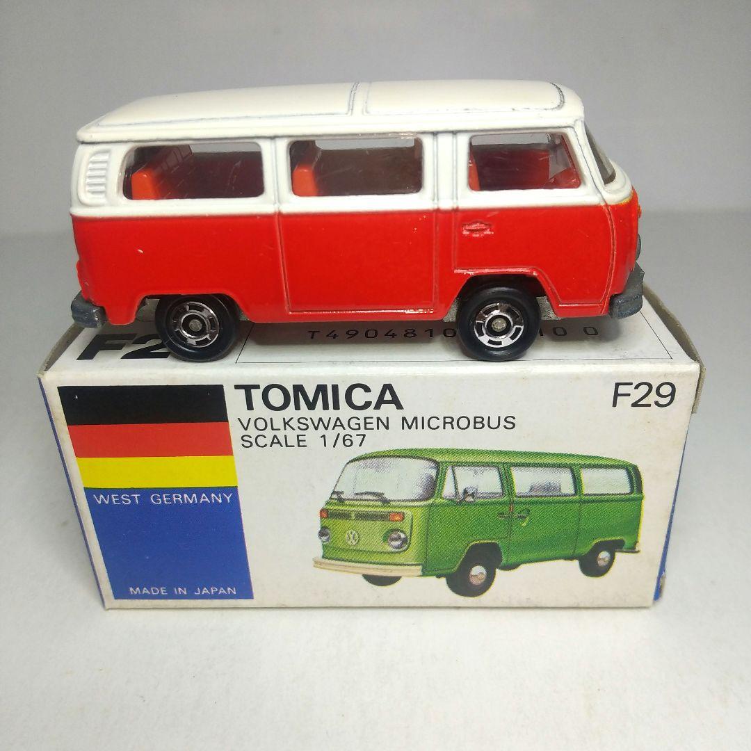 (3804)トミカ 青箱 日本製 フォルクス ワーゲン マイクロ バス