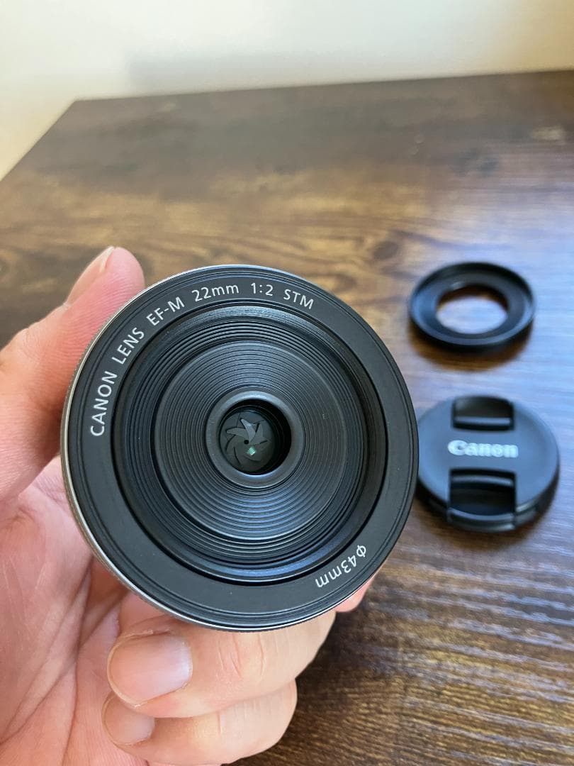 Canon キャノン EF-M 22mm F2 STM シルバー 広角レンズ