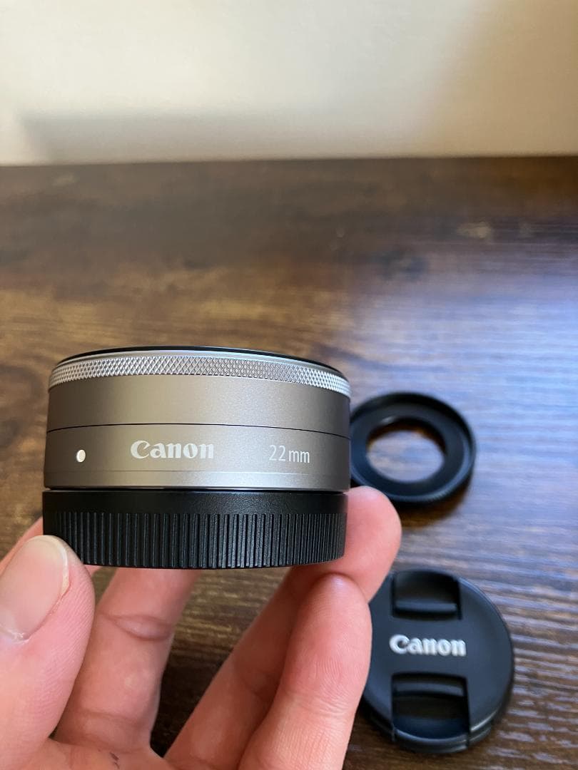 Canon キャノン EF-M 22mm F2 STM シルバー 広角レンズ
