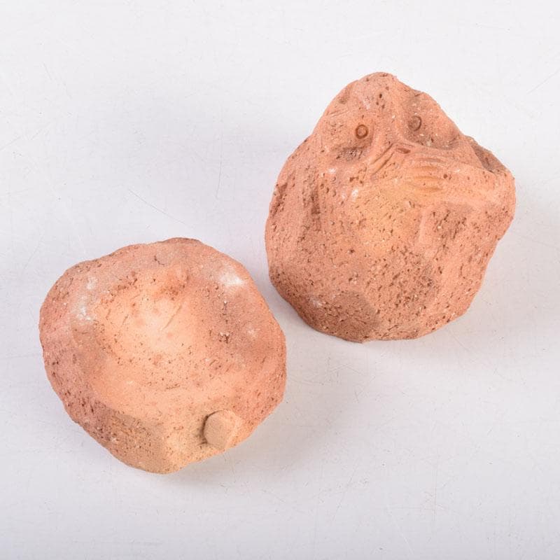 茶道具 佐々木昭楽作 一刀彫 猿 香合 共布共箱 C 8405