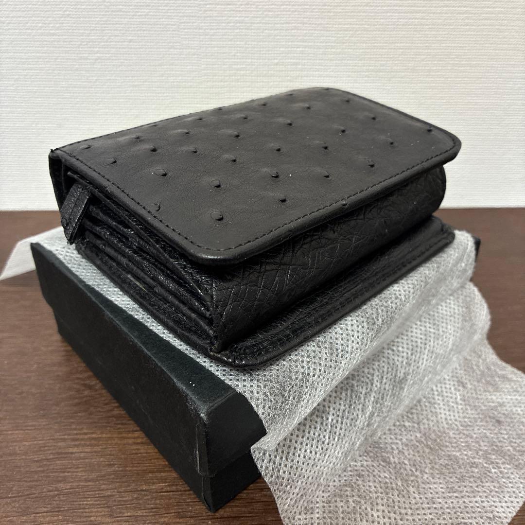 OSTRICH オーストリッチ　二つ折り財布　未使用保管品
