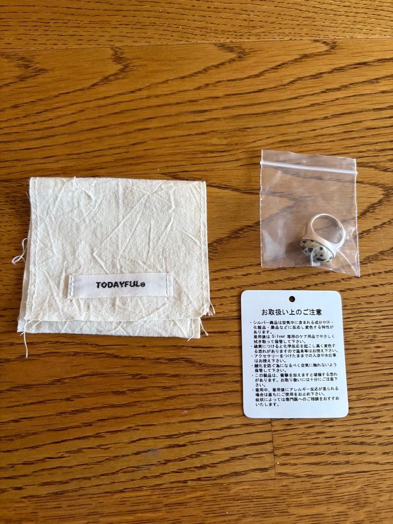 今週末まで！【todayful】Gem Stone Ring mix 11号