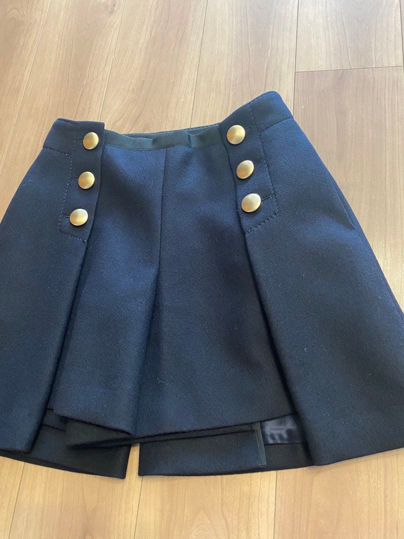 値下 美品 サカイラック メルトンショートパンツ 金ボタン