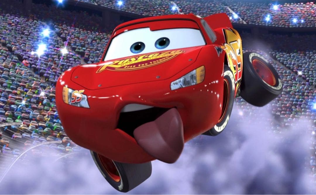 ディズニーカーズ新品 カチャウ ライトニングマックイーン 舌だし