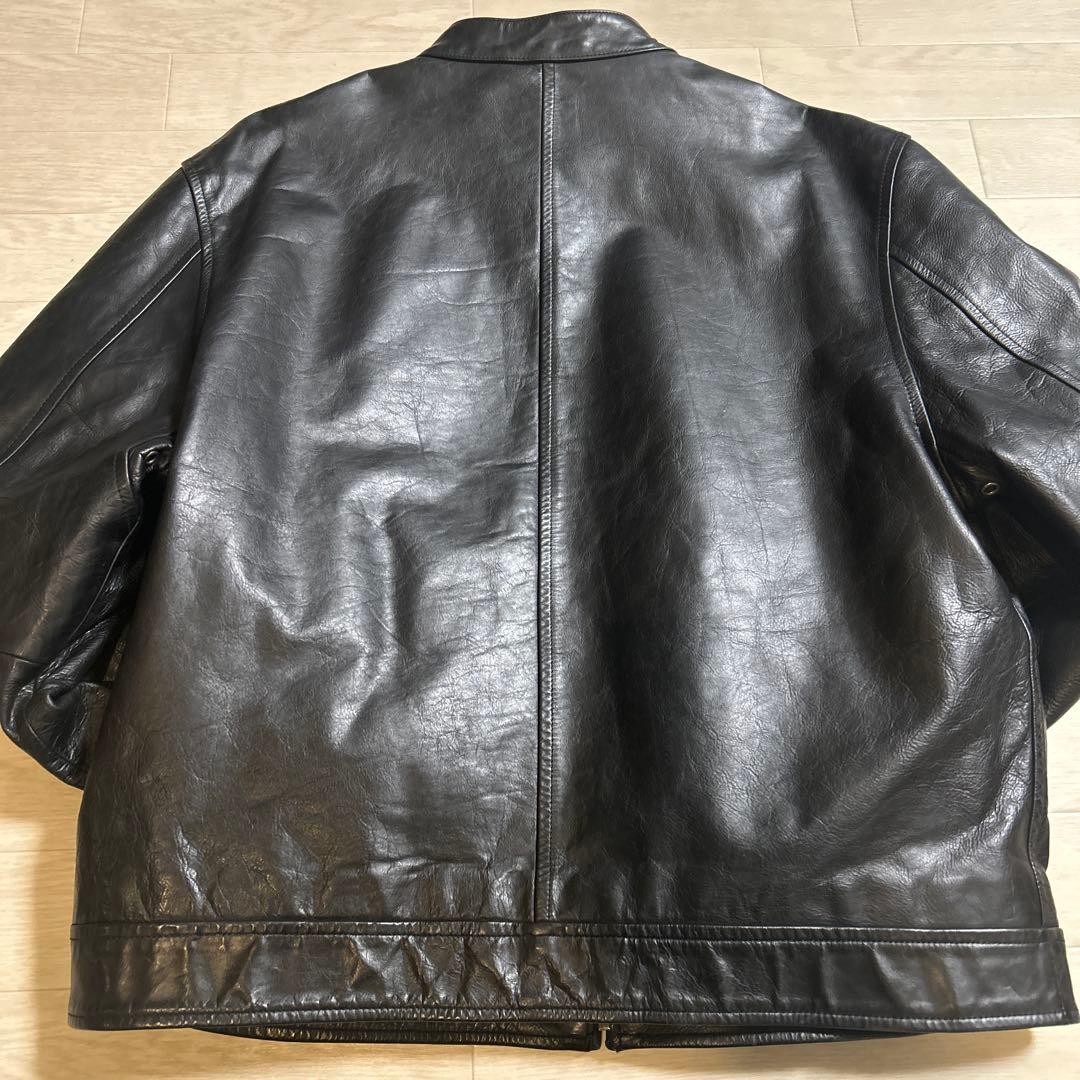 OLD GAP オールドギャップ 黒 レザーシングルライダースジャケット M