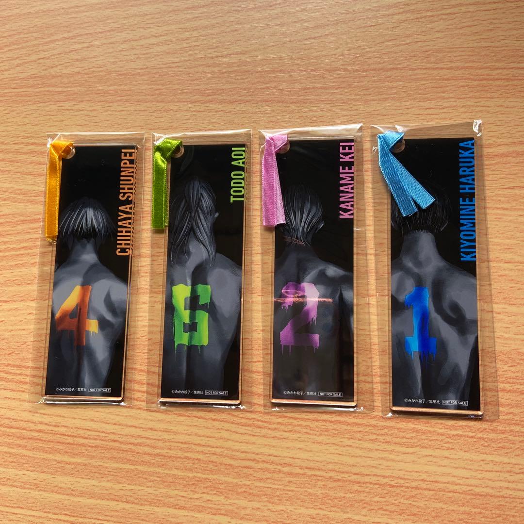 忘却バッテリー22巻発売記念アクリルしおりセット　当選人数100名 忘却バッテリー 22巻 抽選プレゼント 抽プレ 当選 アクリル しおり