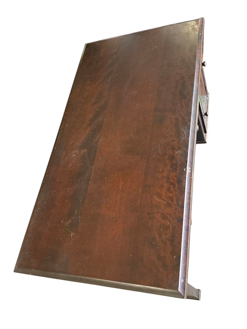 北海道民芸家具　書斎　 樺無垢材 座机/文机/帳場机/作業台/デスク/机