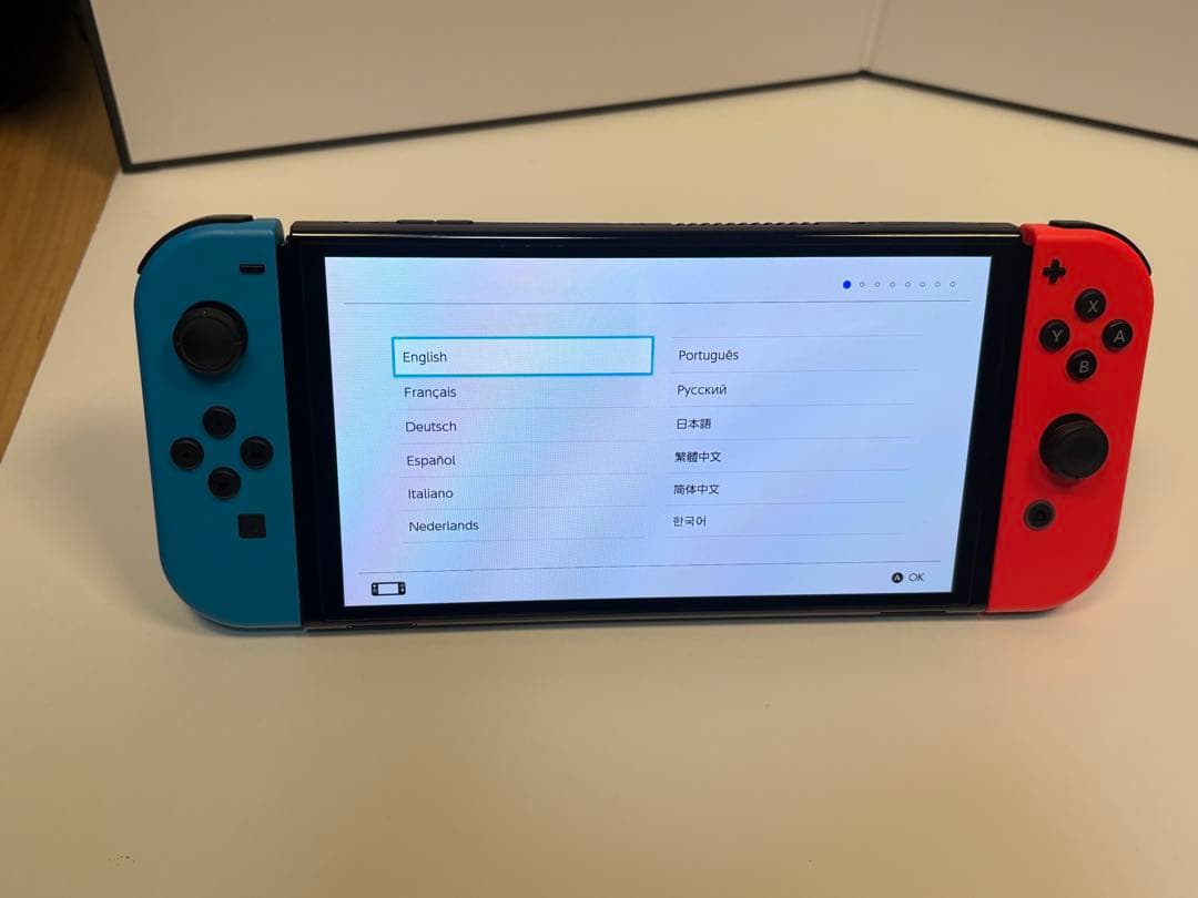 Nintendo Switch 有機ELモデル 初期化済 箱あり 付属品一式