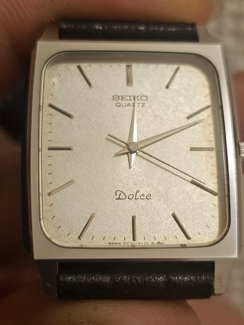 腕時計　メンズ　セイコーSEIKOドルチェ7731-5110クォーツ