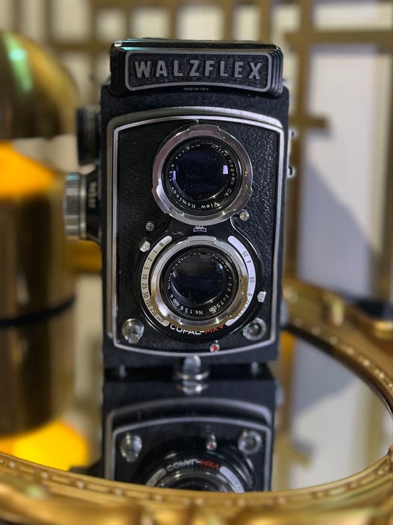 WALZFLEX 二眼レフ Nitto Kominar 7.5cm f3.5