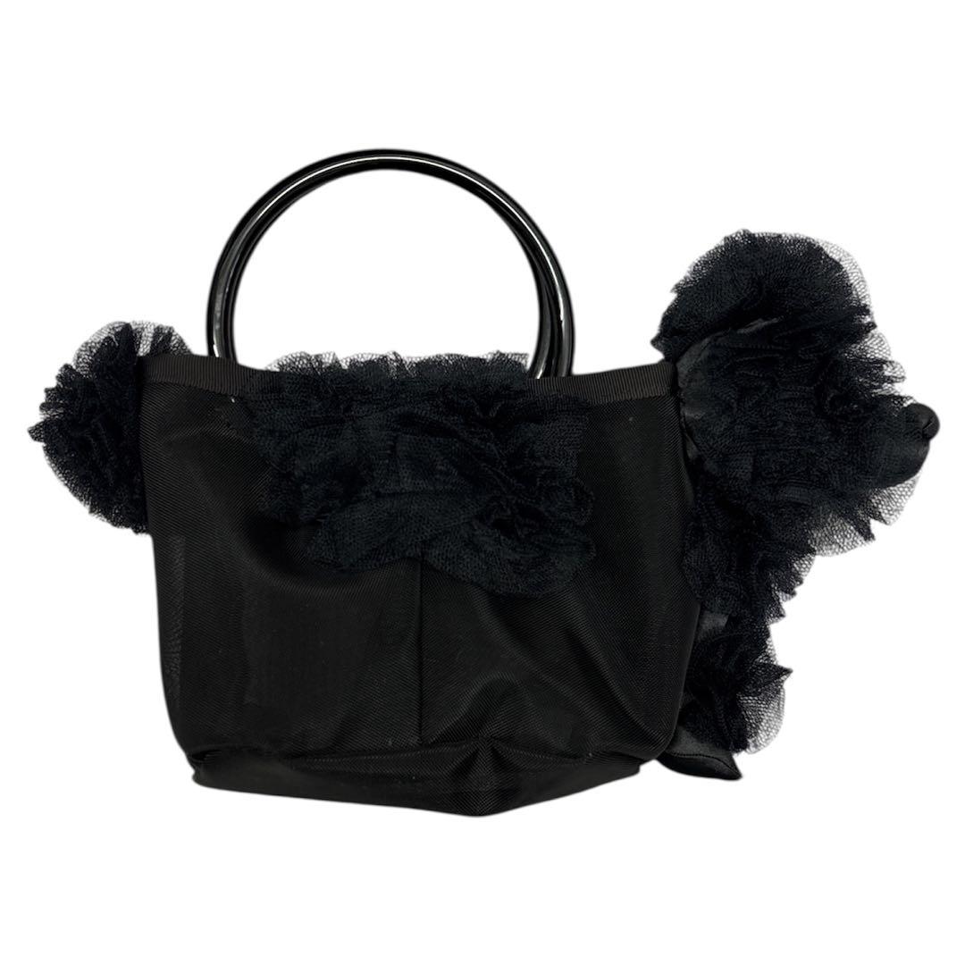 美品　ラドロー　LUDLOW　プードルバッグ　POODLE BAG　ブラック