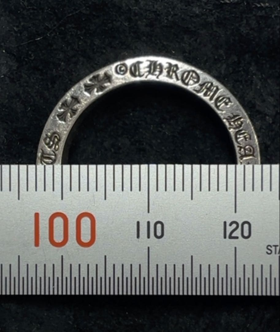 クロムハーツ　925シルバーリング　スペーサーダガーリング　22号程度