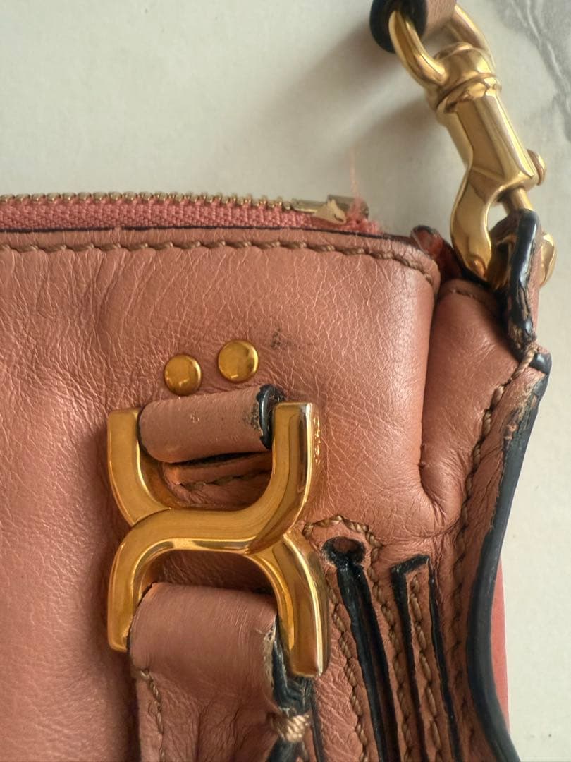 【じじ】Chloé クロエ　マーシー　ミニ　ピンクベージュ　ショルダー