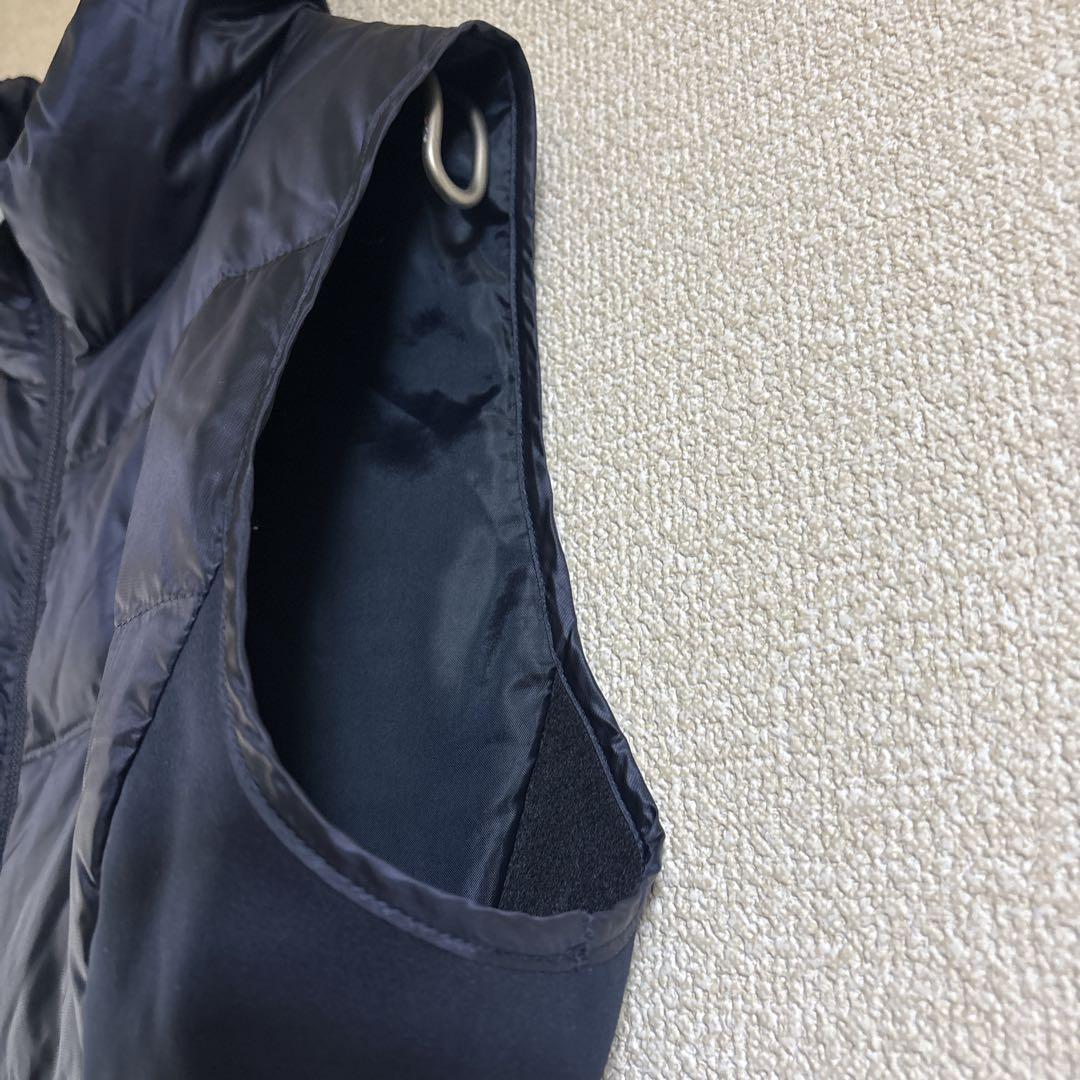 Munsingwear ダウン　ノースリーブワンピース ゴルフウェア　ネイビー