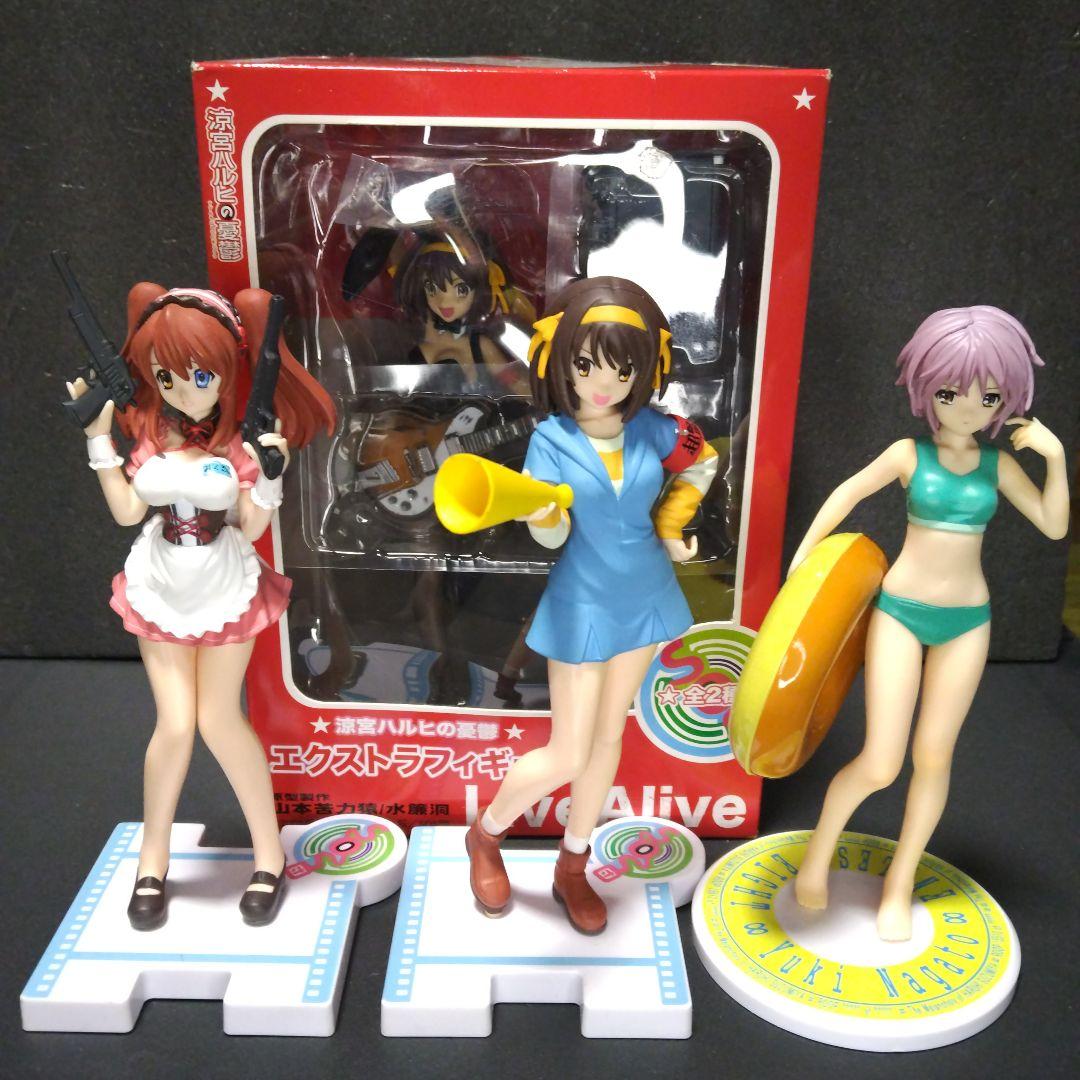 セガ 涼宮ハルヒの憂鬱、エクストラフィギュア、4点セット - メルカリ