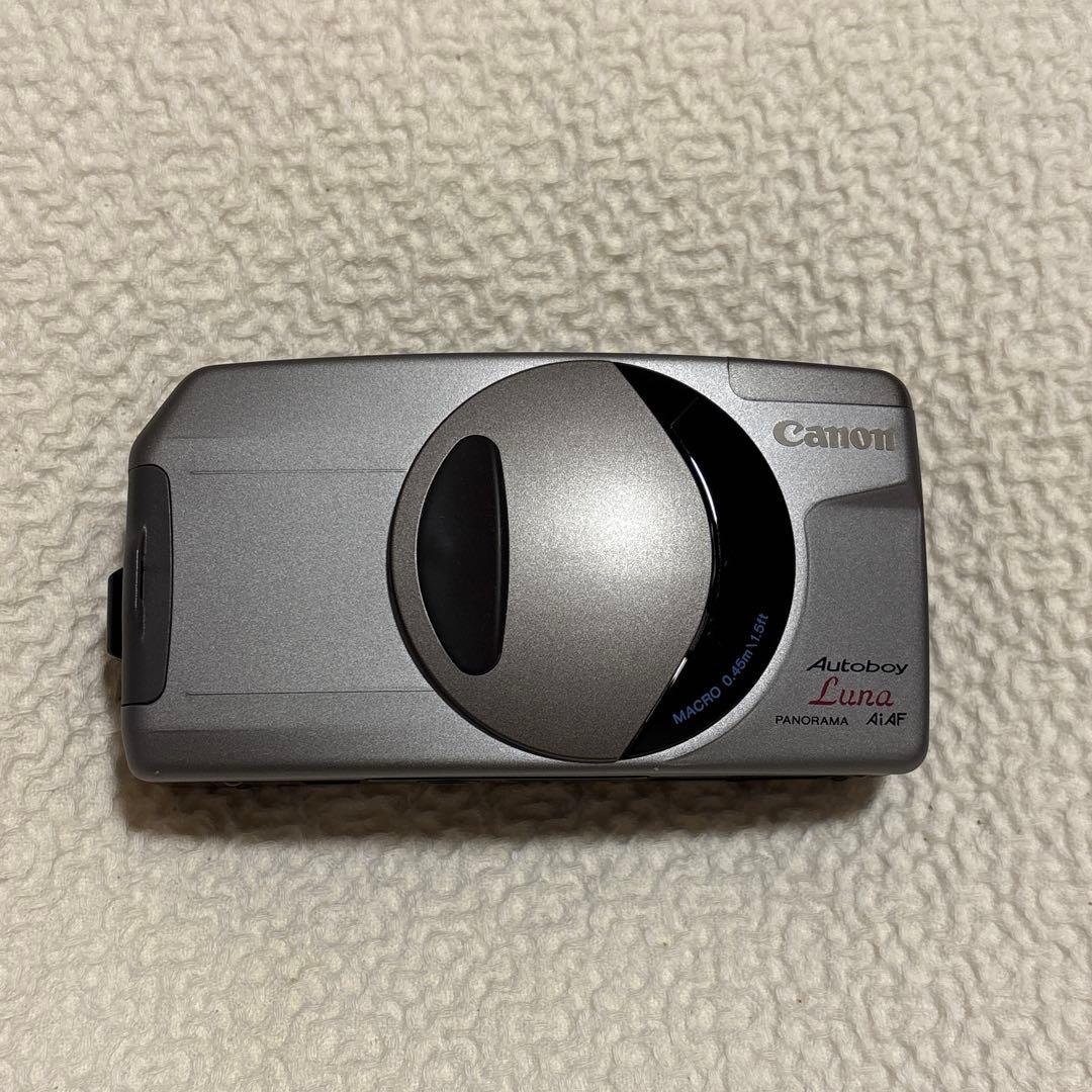 ［作例あり］Canon Autoboy Luna AF コンパクトカメラ Canon Autoboy Luna 35mm film camera w/ case + remote (serial