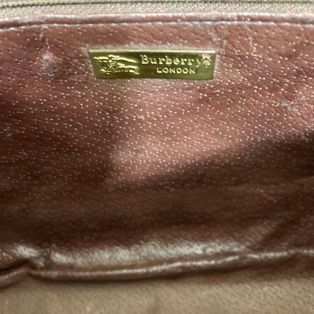 美品 バーバリー ショルダーバッグ ホースロゴ型押し ノバチェック