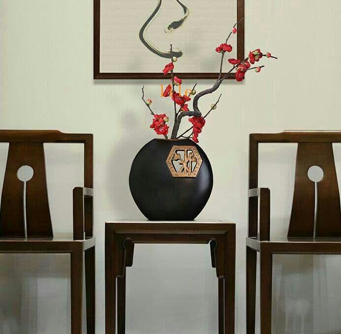 ヴィンテージクラフトフラワーアレンジメント花瓶装飾創造的な装飾品