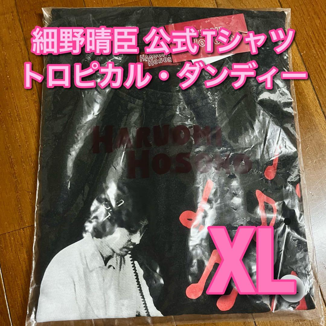 新品XL】細野晴臣 Tシャツ スミ色 トロピカル ダンディー