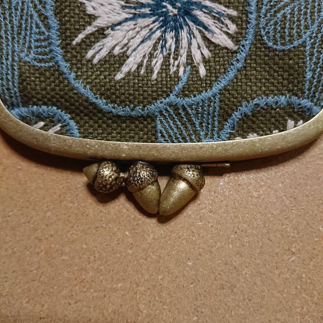 未使用 ミナ ペルホネン カドルパース hanakaze ハナカゼ がま口ポーチ