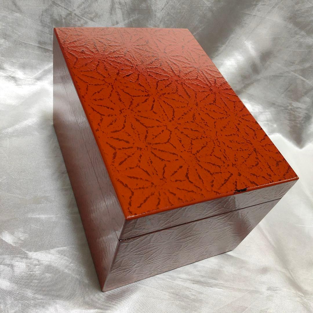 裏千家 茶道具 利休茶箱 新一閑 朱 麻ノ葉 - メルカリ 茶道具 茶