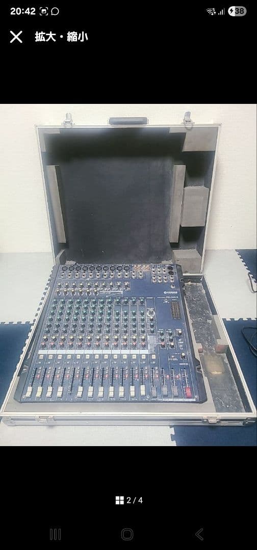 Yamaha MG166C アナログミキサー ケース付き