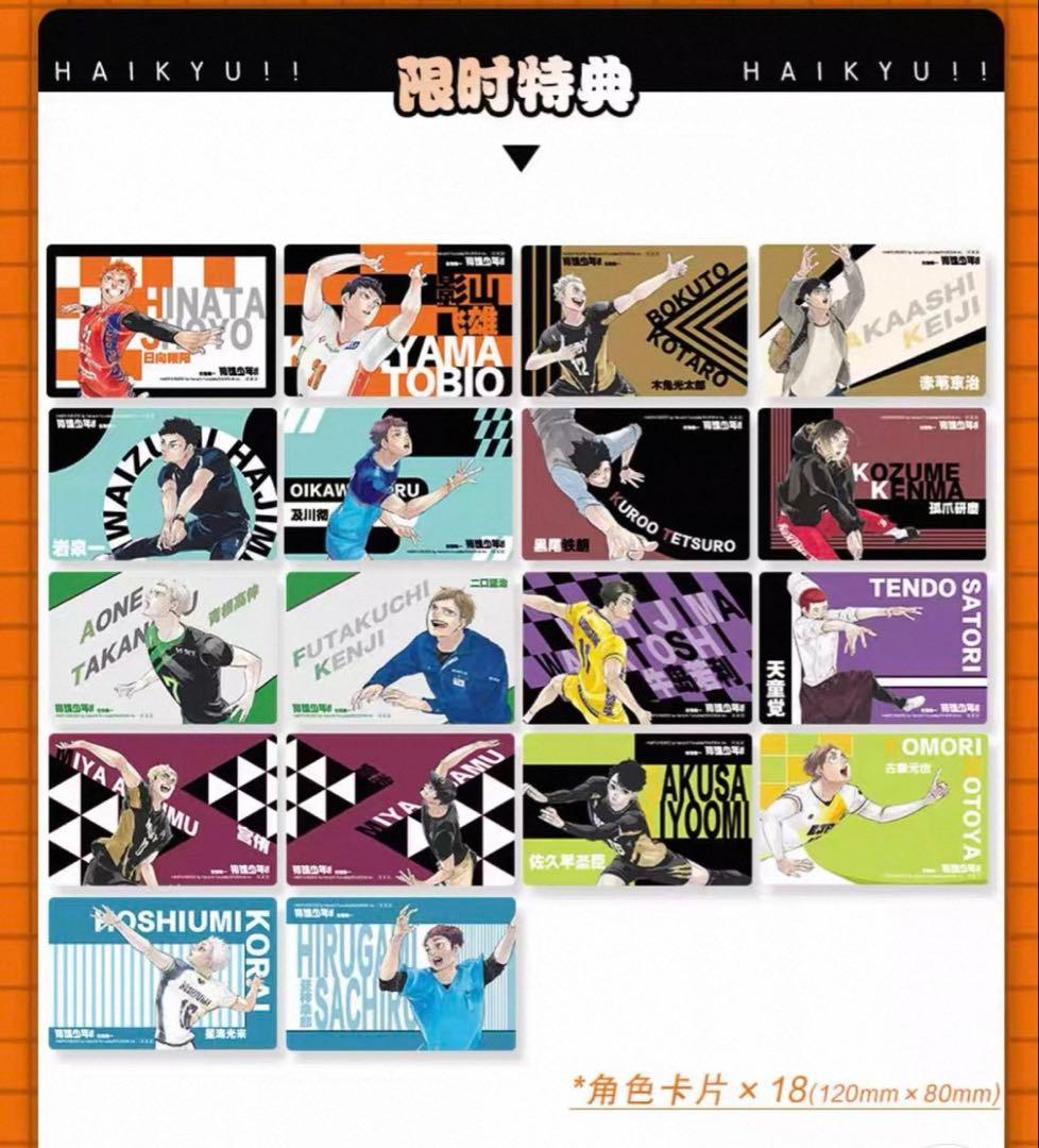 ハイキュー!! 10thクロニクル 中国版 グッズ付き同梱版