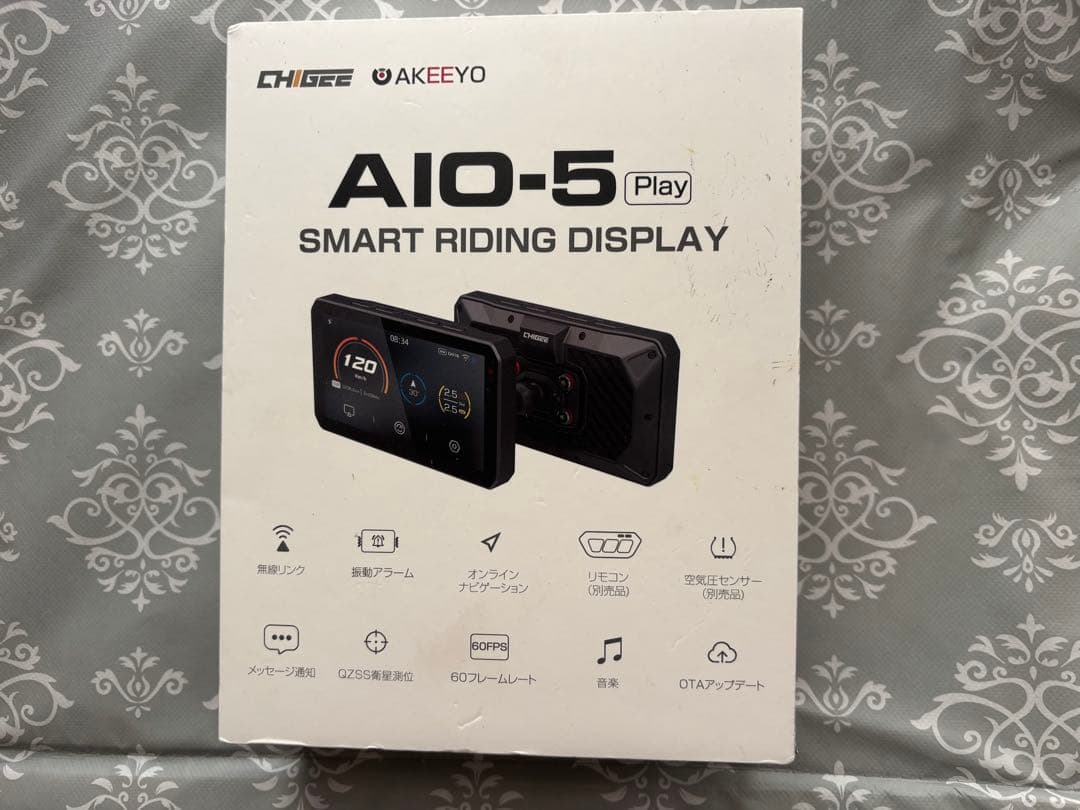 AIO-5 Play スマートライディングディスプレイ AIO-5 Play：バイクライフの革命。音楽やナビなどミラーリング可能な