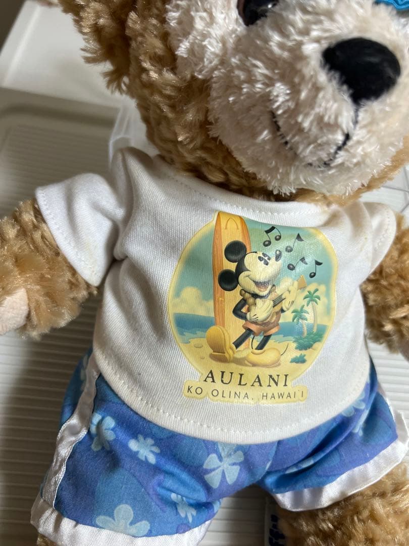 ディズニー、アウラニ（ハワイ、上海、香港）ダッフィー、シェリーメイぬいぐるみ